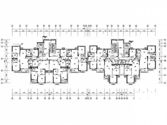 知名商住楼强弱电CAD施工图纸（2014年最新设计）(火灾自动报警系统) - 1