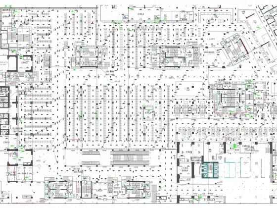 6层知名商场强弱电CAD施工图纸（新火规2014年底设计） - 3