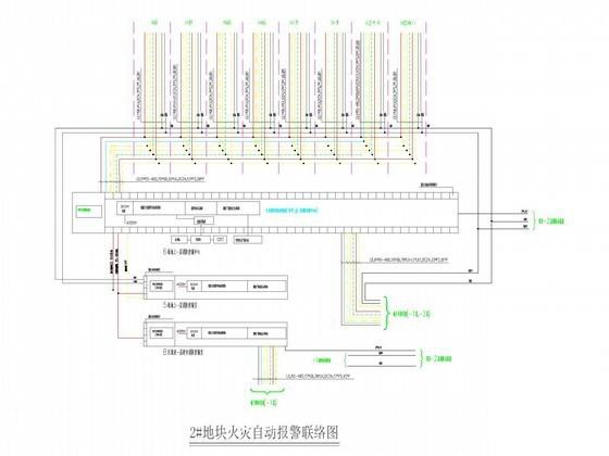 6层知名商场强弱电CAD施工图纸（新火规2014年底设计） - 4