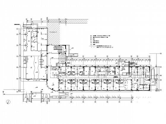 大型三甲医院住院楼强弱电CAD施工图纸（知名院）(火灾自动报警) - 1