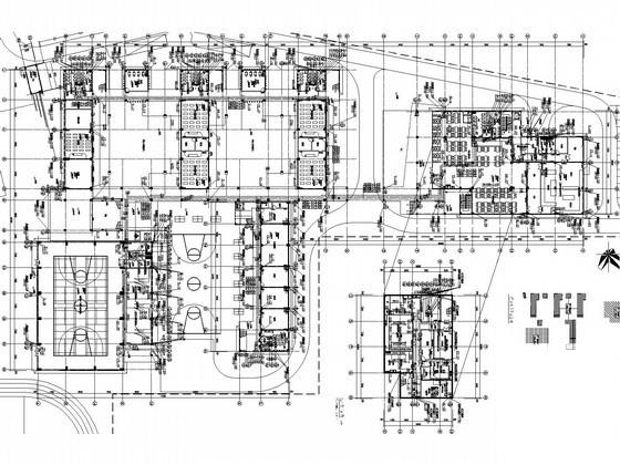 5层知名实验小学给排水图纸（气体灭火系统） - 1