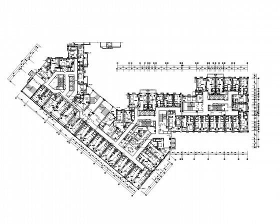 6层知名酒店扩建工程给排CAD施工图纸(平面布置图) - 2