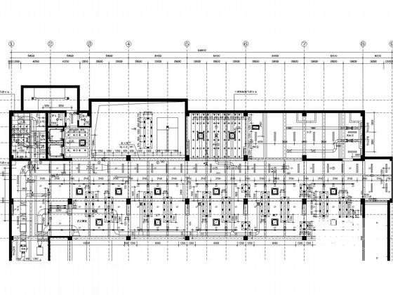 7层知名大学教学楼空调通风系统设计CAD施工图纸（大院设计） - 1