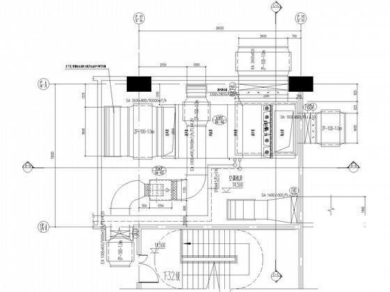 4层体育馆空调通风设计CAD施工图纸(知名院设计)(水系统流程图) - 3