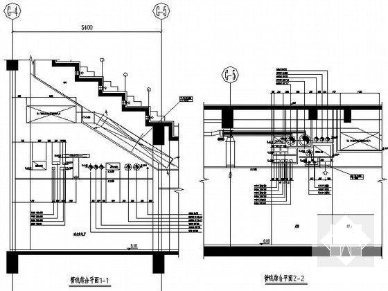 4层体育馆空调通风设计CAD施工图纸(知名院设计)(水系统流程图) - 5