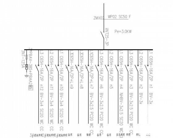 15层知名公司强电系统CAD施工图纸45张(电气设计说明) - 4