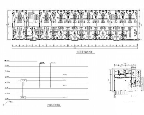 知名商务连锁酒店水电CAD施工图纸14张 - 3