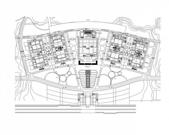 知名高校建筑楼群强弱电CAD施工图纸（效果图） - 3