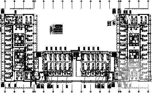 24层办公大楼空调CAD施工图纸（知名设计院）(系统原理图) - 1