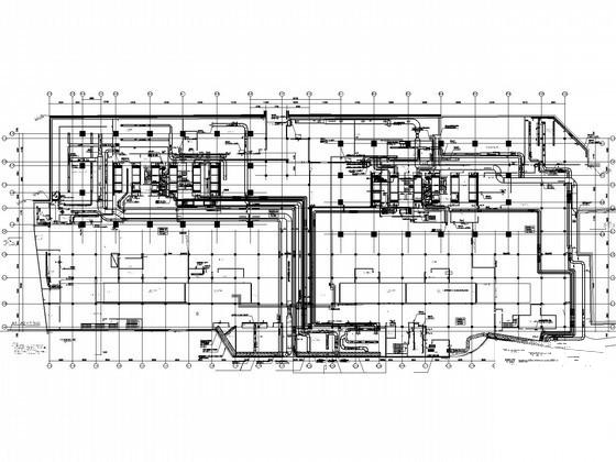 40层超甲级写字楼空调通风竣工图纸(知名院)(中央热水系统) - 1