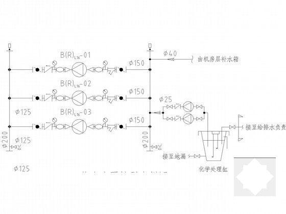 40层超甲级写字楼空调通风竣工图纸(知名院)(中央热水系统) - 5