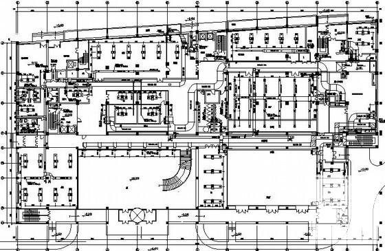 11层高级会议中心暖通设计CAD施工图纸（知名设计院）(防排烟系统图) - 1