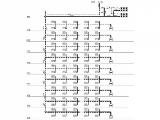 9层办公楼空调通风设计CAD施工图纸(知名设计院) - 2