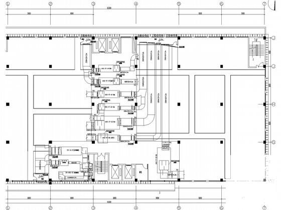 3层科研大楼净化空调系统CAD施工图纸 - 3