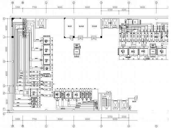 3层科研大楼净化空调系统CAD施工图纸 - 5