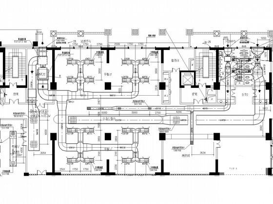 25层五星级大酒店空调通风设计CAD施工图纸(施工详细图纸多) - 3