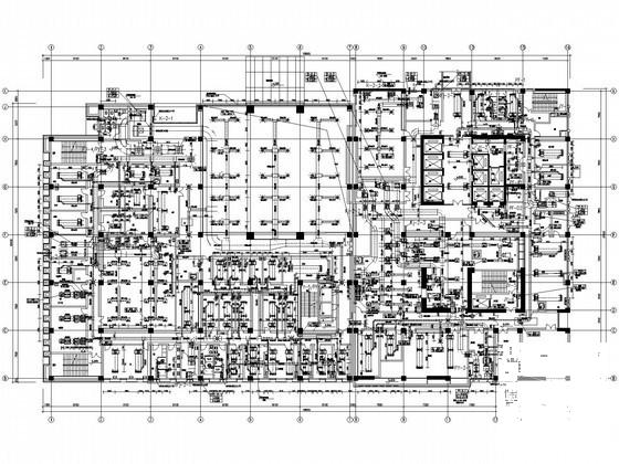 20层医院病房楼暖通动力CAD施工图纸(净化手术室供氧工程) - 1