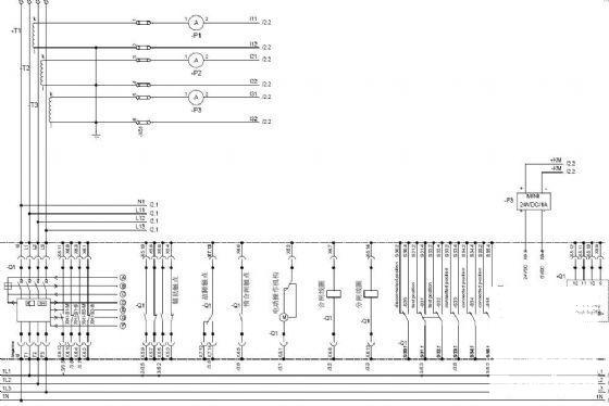 输煤电站低压配电室电气设计CAD图纸 - 3