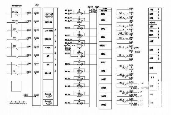 110KV变电站主变压器保护电气设计CAD图纸 - 4