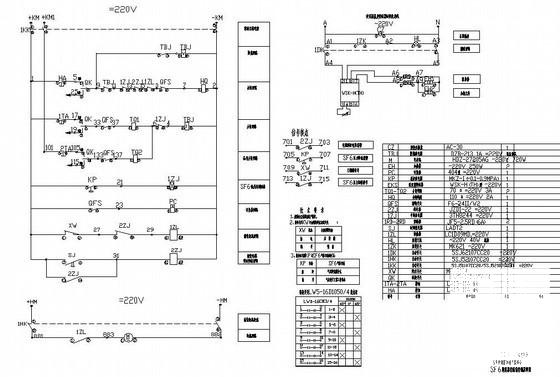110KV变电站室外控制箱电气设计CAD图纸 - 1