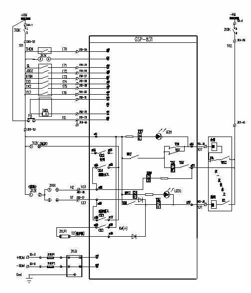 35KV变电站改造工程电气图纸(10kv线路) - 1