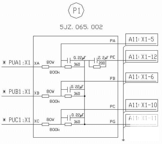 高压变频10kV电机电气CAD图纸 - 3
