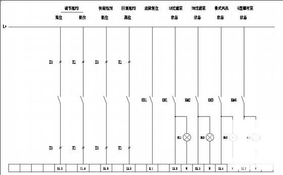 废水治理工程控制系统电气CAD图纸 - 2