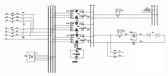 智能高频开关直流电源柜电气CAD图纸 - 4