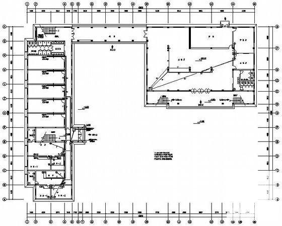 公司食堂宿舍综合楼电气CAD图纸 - 2