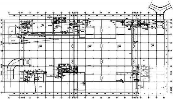 办公楼人防和楼宇自控工程电气CAD图纸 - 1