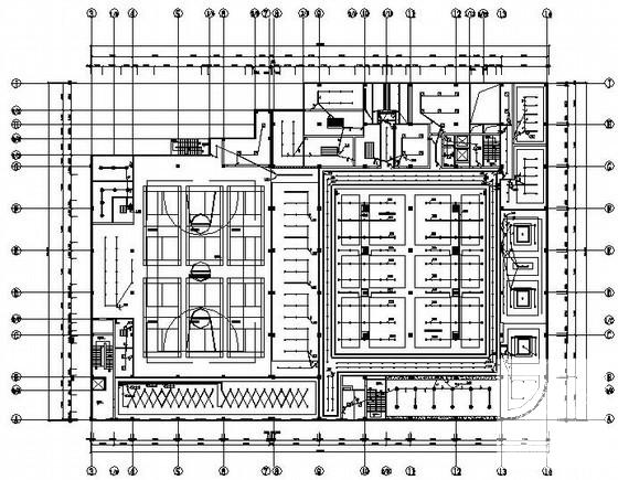 全民健身中心电气CAD图纸 - 2
