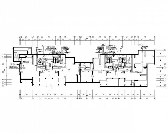 34层住宅楼及地下室给排水CAD施工图纸 - 1