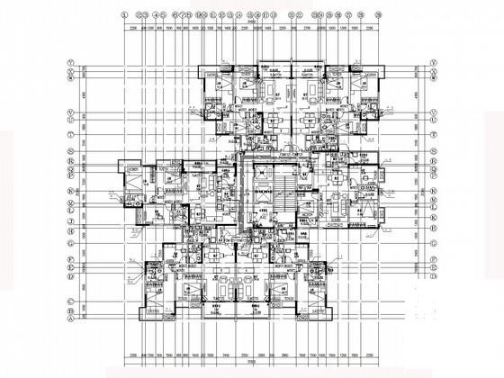 28层商住楼给排水CAD施工图纸(消防水池泵房) - 2
