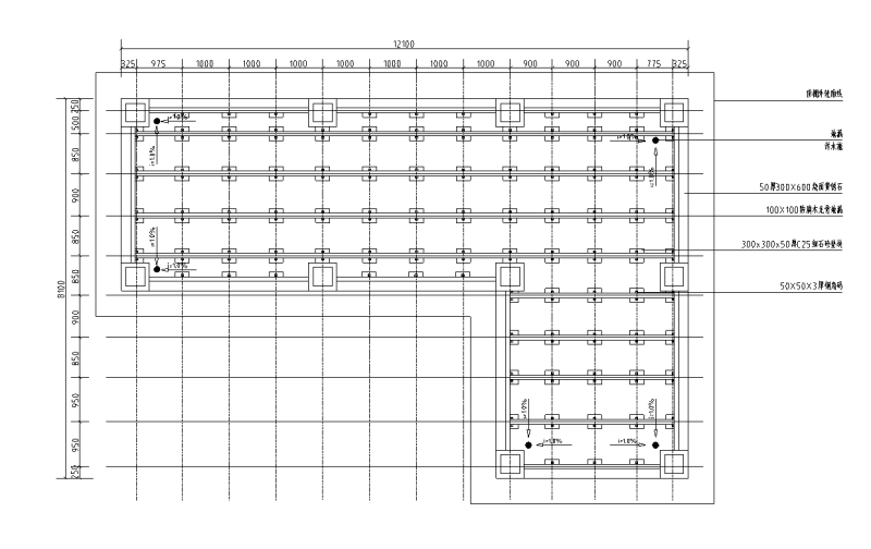 L形钢筋混凝土廊架详图设计 (5)