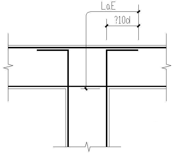 端角部墙水平筋锚固做法节点构造设计详图纸 - 1