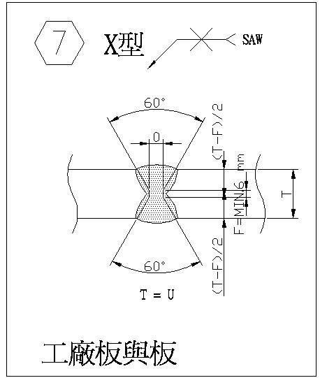 焊缝对接节点构造设计详图 - 1