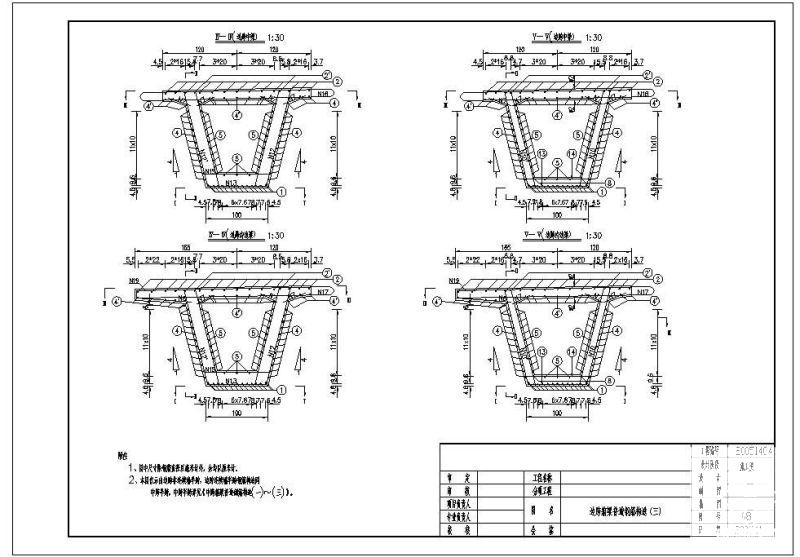 边跨箱梁普通钢筋节点构造设计详图 - 1