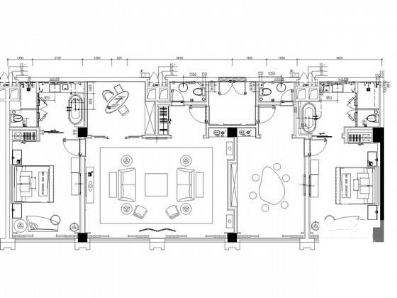 19层酒店装饰工程给排水CAD施工图纸 - 3