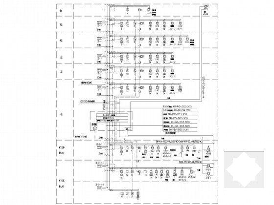 5层电力仓储中心电气CAD施工图纸(火灾自动报警) - 3