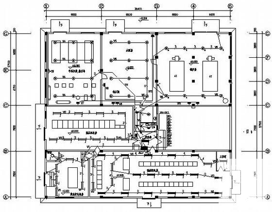 五星宾馆设备用房电气CAD施工图纸(高压配电系统) - 1