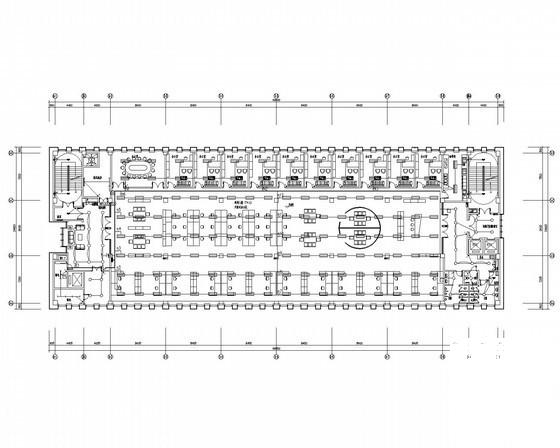 8层机关后勤保障中心电气CAD施工图纸71张（照明、防雷计算书）(消防联动控制系统) - 1