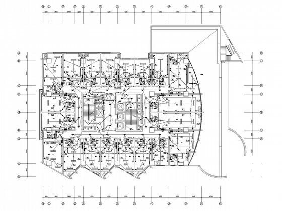 一类综合楼电气CAD施工图纸（22层、安装大样） - 1