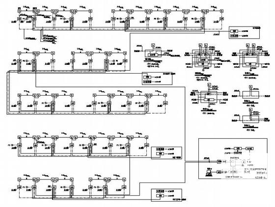 学校7层智能化系统电气CAD施工图纸 - 3