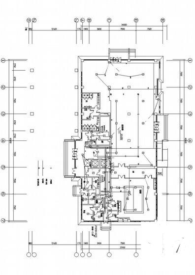 6层办公商业电气CAD施工图纸（甲级院设计）(建筑面积) - 2