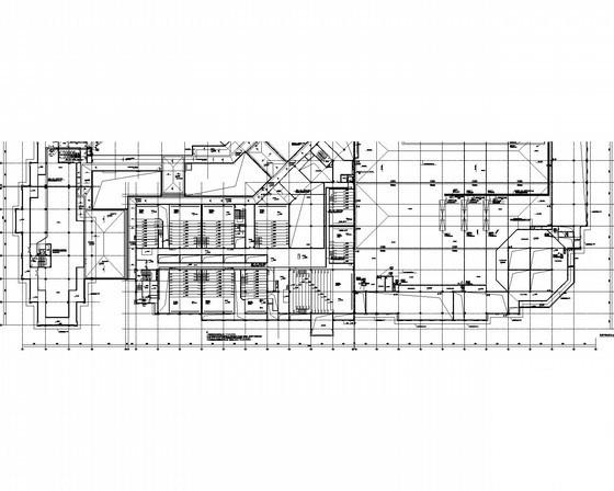 79360.8m24层大型商业广场电气CAD施工图纸(防雷接地设计) - 3