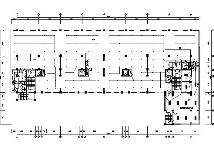 11层政府机关宿舍娱乐综合楼电气CAD施工图纸 - 2
