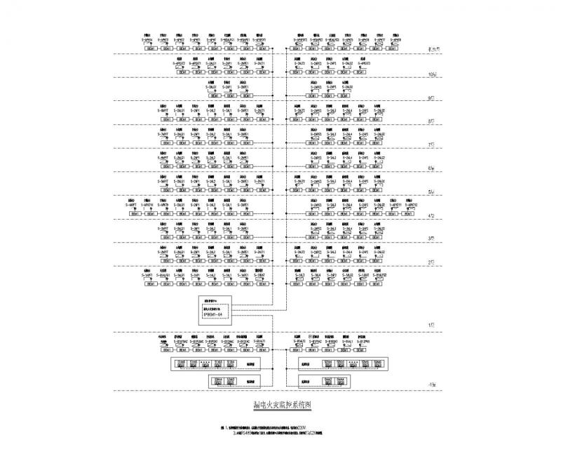 9层商场电气CAD施工图纸（智能疏散系统和计算书） - 4