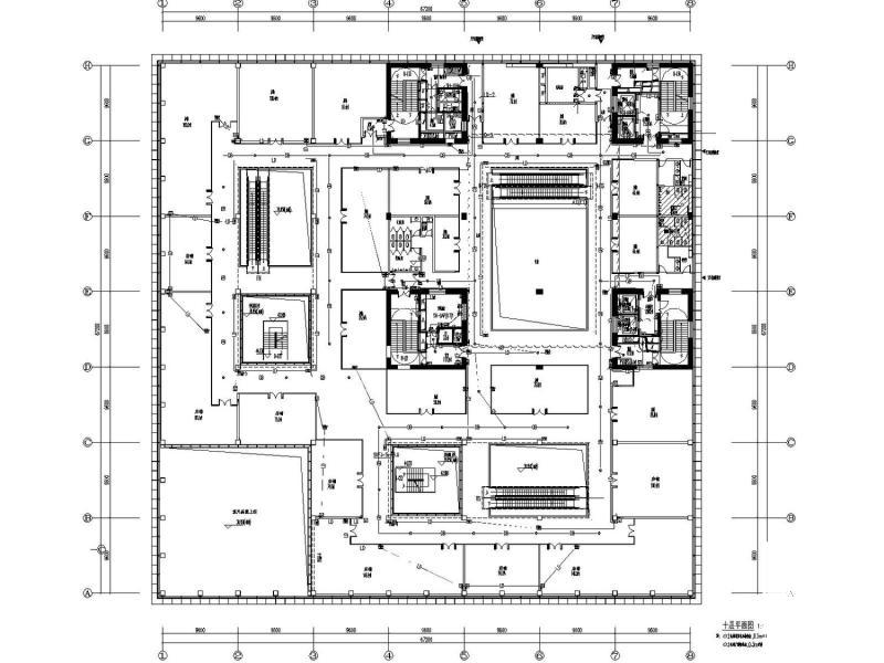 10层文化广场商业大楼电气CAD施工图纸（光伏太阳能发电系统）最新 - 2