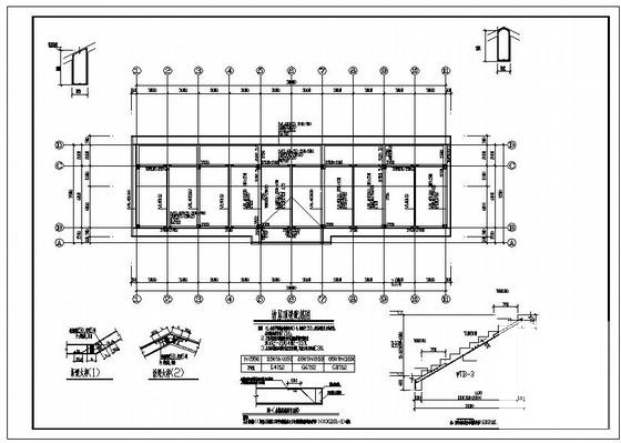 上3层框架办公楼结构CAD施工图纸（独立基础，6度抗震） - 4