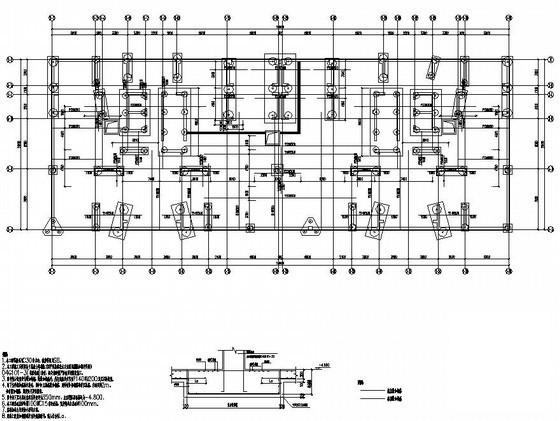 24层剪力墙结构住宅楼结构设计CAD施工图纸（桩基础） - 1